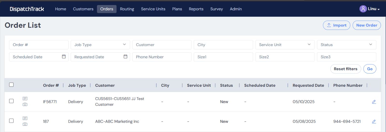 NetSuite - DispatchTrack Integration