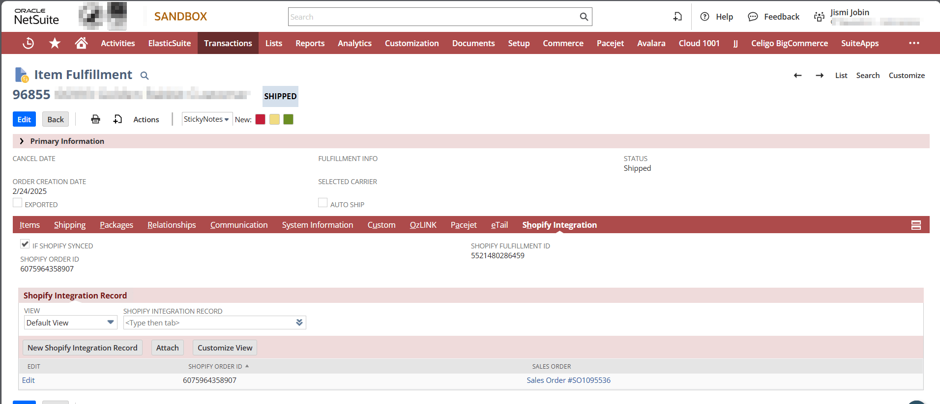 Item Fulfillment Shopify Integration Subtab.png